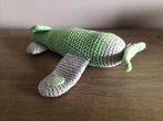 Gehaakte rammelaar vliegtuig, Kinderen en Baby's, Speelgoed | Knuffels en Pluche, Ophalen of Verzenden, Zo goed als nieuw