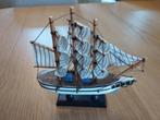 Vintage zeilboot, houten zeilboot. 40 cm, Ophalen