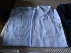 9 Lichtblauwe hemden 7 met lange mouw , 2 met korte mouw mat, Kleding | Heren, Overhemden, Ophalen, Zo goed als nieuw, Blauw