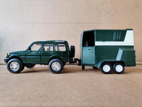 Land Rover Discovery schaalmodel met trailer, Kinderen en Baby's, Speelgoed |Speelgoedvoertuigen, Gebruikt, Ophalen of Verzenden