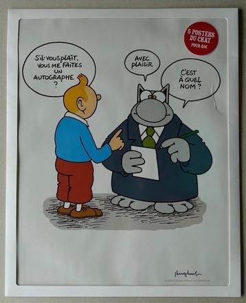 Portfolio 5 posters De Kat (Geluck) beschikbaar voor biedingen