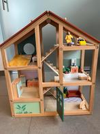 Houten poppenhuis, Ophalen, Zo goed als nieuw, Poppenhuis