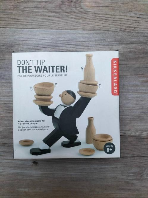 Don't tip the waiter (van 6+), Hobby en Vrije tijd, Gezelschapsspellen | Bordspellen, Zo goed als nieuw, Een of twee spelers, Drie of vier spelers