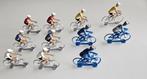 11 miniatuur wielrenners figuren, Hobby en Vrije tijd, Ophalen of Verzenden