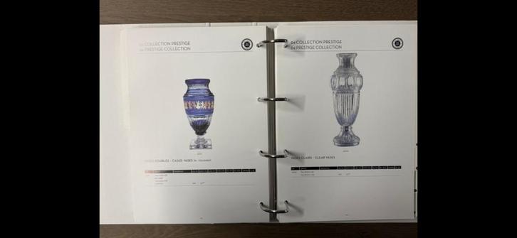 Val Saint Lambert catalogus, Antiquités & Art, Antiquités | Verre & Cristal, Enlèvement ou Envoi