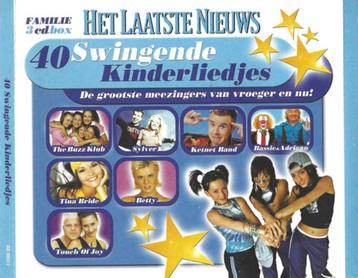 3-CD-BOX * 40 Swingende Kinderliedjes beschikbaar voor biedingen