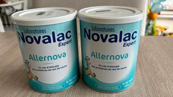 2 nouvelles boîtes Novalac Allernova 