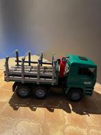 Vrachtwagen houttransport - Bruder, Kinderen en Baby's, Speelgoed |Speelgoedvoertuigen, Zo goed als nieuw, Ophalen