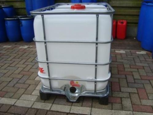 NIEUWE Ibc 640 L op kunststof pallet ( Tonnen,Vaten ), Tuin en Terras, Regentonnen, Nieuw, Kunststof, 150 liter of meer, Met kraantje