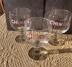 3 verres Chimay, Verzamelen, Ophalen of Verzenden, Gebruikt, Bierglas