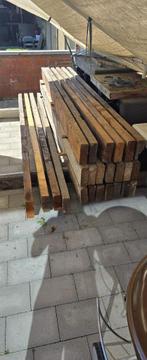 Houten balken 17cm x 6cm x 3,1m (24st), Doe-het-zelf en Bouw, Hout en Planken, Ophalen, Gebruikt, Balk, Overige houtsoorten