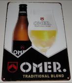 OMER BIER : Metalen Bord Omer Traditional Blond Bier, Verzenden, Nieuw, Reclamebord, Plaat of Schild, Overige merken