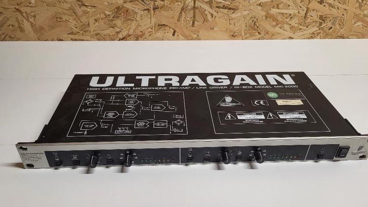 Behringer Ultragain MIC2000, Electroménager, Électroménager & Équipement Autre, Utilisé, Enlèvement ou Envoi