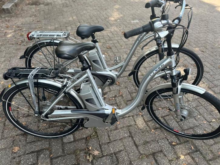 zgan flijer middenmotor dubbele accu lage km lage instap, Fietsen en Brommers, Elektrische fietsen, Zo goed als nieuw, 51 tot 55 cm
