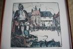 ingekleurde tekening De Lange Man Van Hasselt, Ophalen