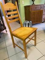 4 grenen stoelen, Huis en Inrichting, Gebruikt, Ophalen of Verzenden, Hout