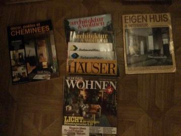 Interieur tijdschriften 2 grote dozen