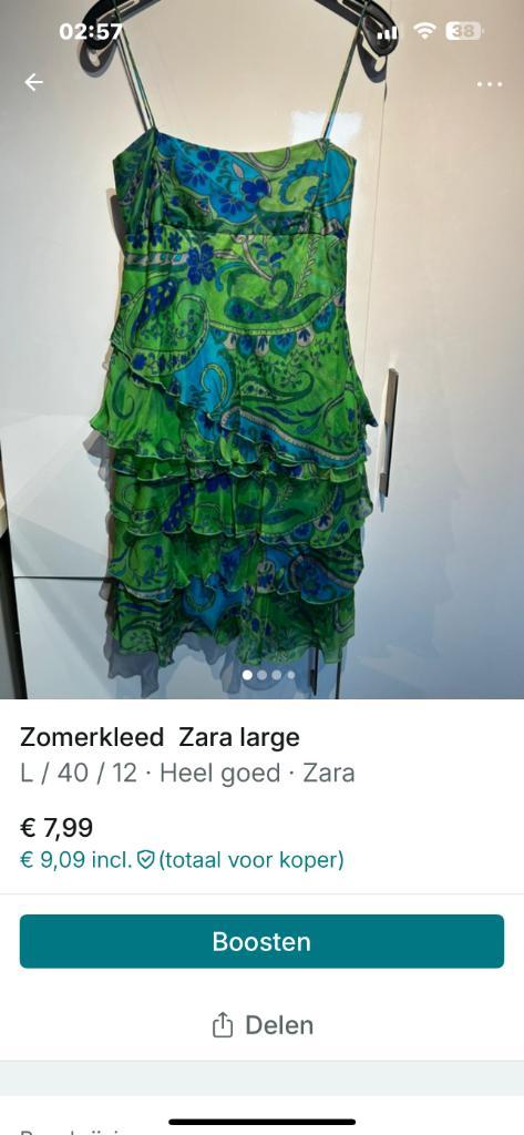 Mooie jurkjes dames alles large 40/42, Kleding | Dames, Jurken, Zo goed als nieuw, Maat 42/44 (L), Overige kleuren, Knielengte