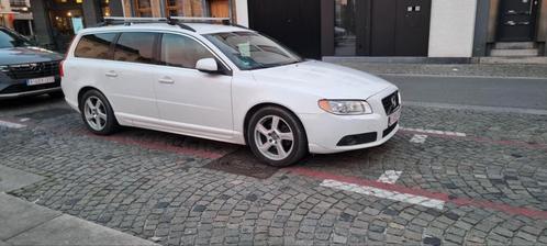 Volvo V70 1.6D Automaat – Momentum – Full Option – Wit leder, Auto's, Volvo, Particulier, V70, Bluetooth, Cruise Control, Dakrails