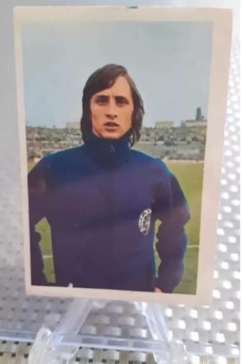 Yohan Cruyff+Voetbalsterren+Ajax Amsterdam+no panini, Hobby & Loisirs créatifs, Autocollants & Images, Comme neuf, Image, Enlèvement ou Envoi