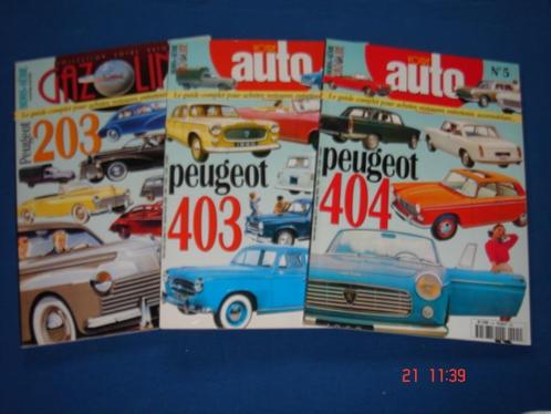 Peugeot 203 403 404 Gazoline boeken, Auto diversen, Handleidingen en Instructieboekjes, Ophalen of Verzenden