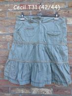 Cecil kaki gevoerde rok T31 (42/44) in zeer goede staat, Ophalen of Verzenden, Gedragen, Maat 42/44 (L), Groen