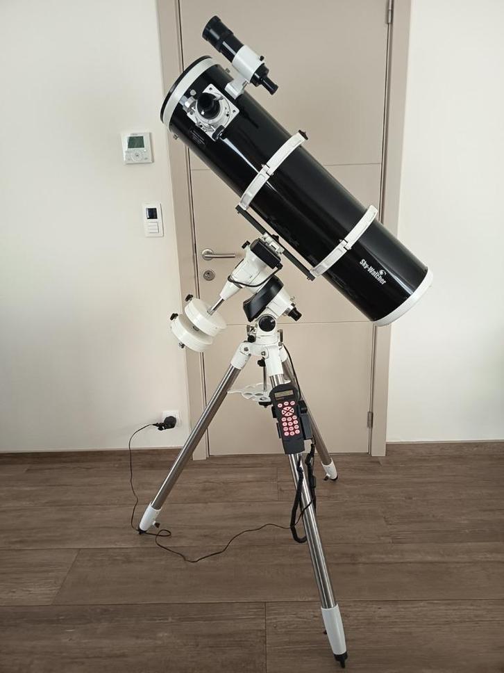 Skywatcher 200/1000 Newton-telescoop, Audio, Tv en Foto, Optische apparatuur | Telescopen, Gebruikt, Spiegeltelescoop (reflector)