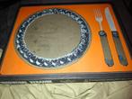2 Rosenthal Keramik borden met bestek, Antiek en Kunst, Antiek | Keramiek en Aardewerk, Ophalen of Verzenden