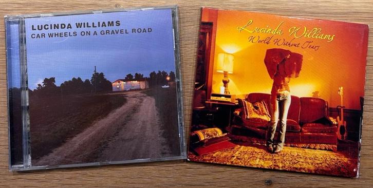 LUCINDA WILLIAMS - Car wheels & World w.o. tears ( 2 CDs ), CD & DVD, CD | Rock, Comme neuf, Chanteur-compositeur, Envoi
