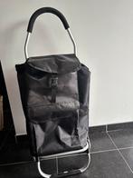 Winkeltrolley, Ophalen, Zo goed als nieuw, Zwart, Wieltjes