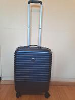 Delsey Paris - Blauwe handbagagekoffer, Handtassen en Accessoires, Koffers, Ophalen, 50 tot 60 cm, Hard kunststof, Zo goed als nieuw