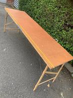 Houten plaktafel - opplooibaar, Ophalen