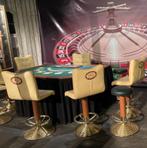 -8 casino stoelen met rugleuning . 600€ voor de 8, Huis en Inrichting, Ophalen, Zo goed als nieuw
