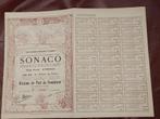 Vintage aandeel, Sonaco, Belgisch Congo, kolonialisme, 1928, Antiek en Kunst, Ophalen of Verzenden