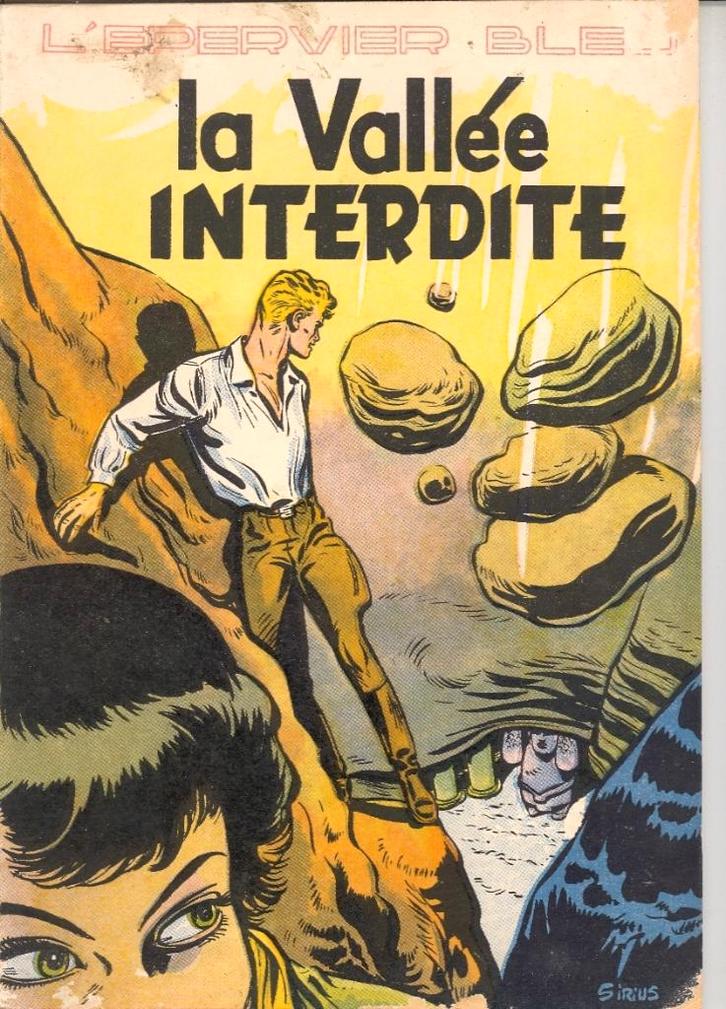 De Blauwe Sperwer - L'epervier blue 1954., Boeken, Stripverhalen, Gelezen, Eén stripboek, Ophalen of Verzenden