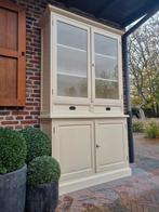 Massief houten buffetkast/vitrinekast GRATIS LEVERING EINDEJ