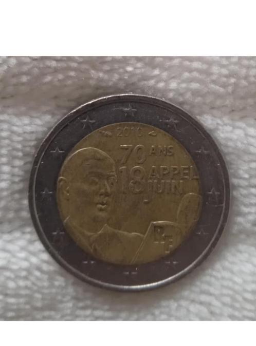 2e munt van de Gaulle, Postzegels en Munten, Munten | Europa | Euromunten, Setje, 2 euro, Frankrijk, Ophalen