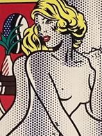 Roy Lichtenstein: lithografie 40 bij 50 cm ingelijst, Ophalen of Verzenden