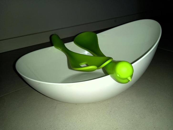 saladier et couverts, Huis en Inrichting, Keuken | Tupperware, Nieuw, Bak of Kom, Wit, Ophalen