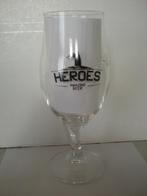 HEROES Amazing Beer 33cl, Ophalen of Verzenden, Zo goed als nieuw, Glas of Glazen