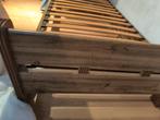 1 persoonsbed met lattenbodem en 2 matrassen, Huis en Inrichting, Slaapkamer | Bedden, Ophalen, Zo goed als nieuw