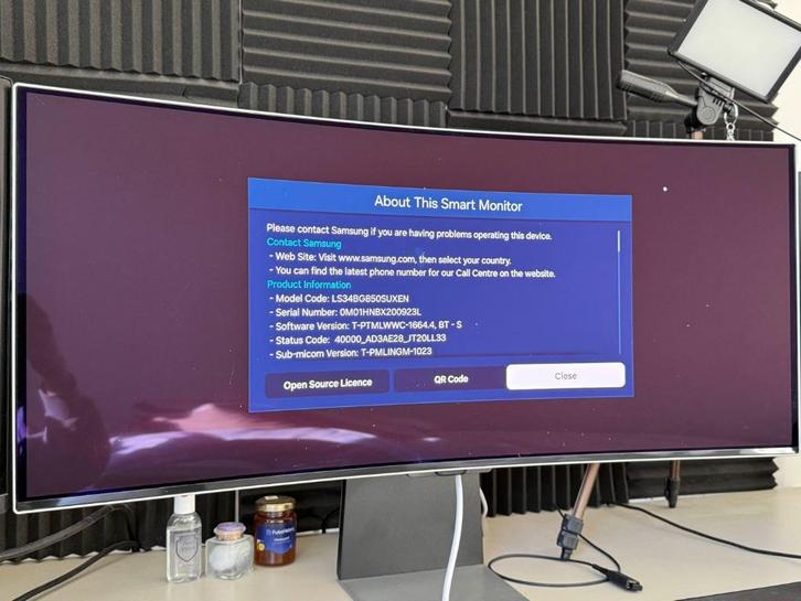 Écran Samsung Odyssey OLED G8 34’’ 175Hz, Computers en Software, Monitoren, Zo goed als nieuw, 151 t/m 200 Hz, DisplayPort, HDMI