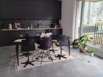 Gratis, zwart houten tafelblad 90x200, Huis en Inrichting, Tafelonderdelen, Ophalen, Gebruikt, 200 cm of meer, 50 tot 100 cm