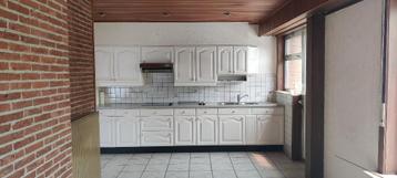 Keukenkasten - wit/beige klassiek, Huis en Inrichting, Ophalen, Gebruikt, Enkelwandige keuken, Kunststof