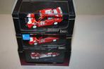 3 x 1:43 mitsubishi lancer evo T.Makinnen rally WRC., Ophalen, Zo goed als nieuw, Auto
