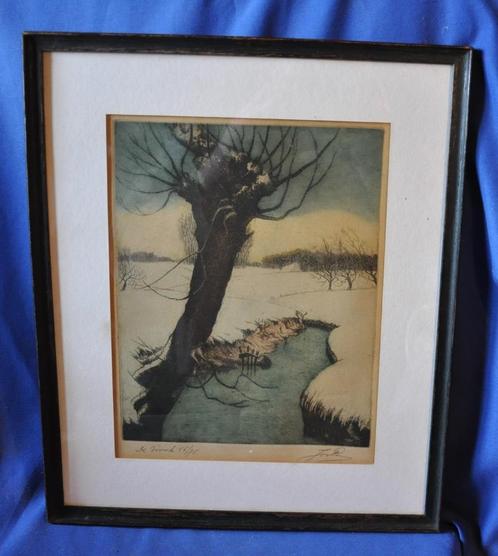 lithographie de jospas numerotée 56/75 (modele 2), Antiek en Kunst, Kunst | Litho's en Zeefdrukken, Ophalen of Verzenden