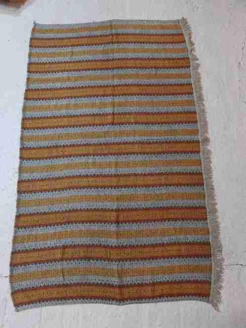 Foulard soepel kleed oker koper taupe 170/105, Huis en Inrichting, Woonaccessoires | Plaids en Woondekens, Gebruikt, Verzenden