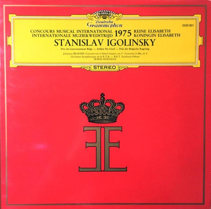 Koningin Elisabethwedstrijd, STANISLAV IGOLINSKY, piano 1975, Cd's en Dvd's, Vinyl | Klassiek, Zo goed als nieuw, Romantiek, Orkest of Ballet