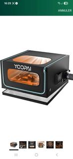 graveur laser 10w +enclos anti fumée +pompe air assist+cam., Enlèvement, Comme neuf, Autres types