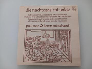 Vinyl LP Die nachtegael int wilde Paul Rans Folk Folklore beschikbaar voor biedingen